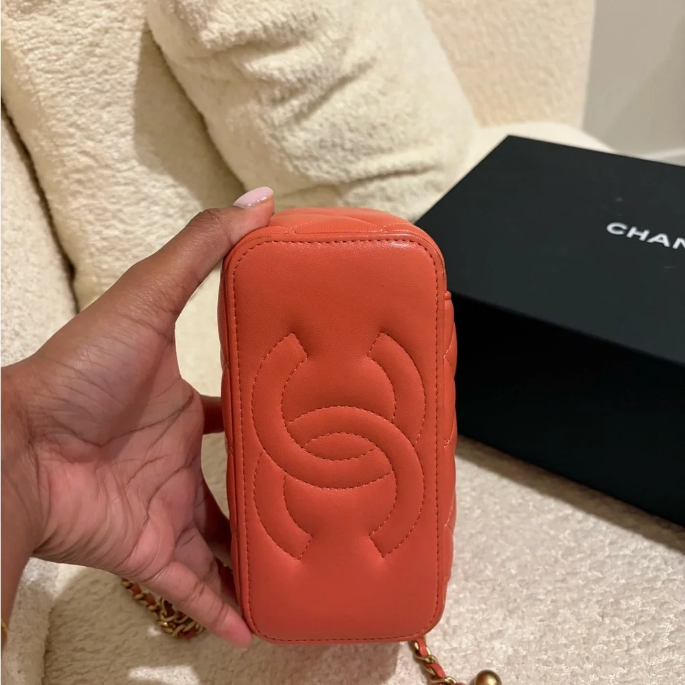 Chanel Small Pearl Crush Crossbody Vanity Bag